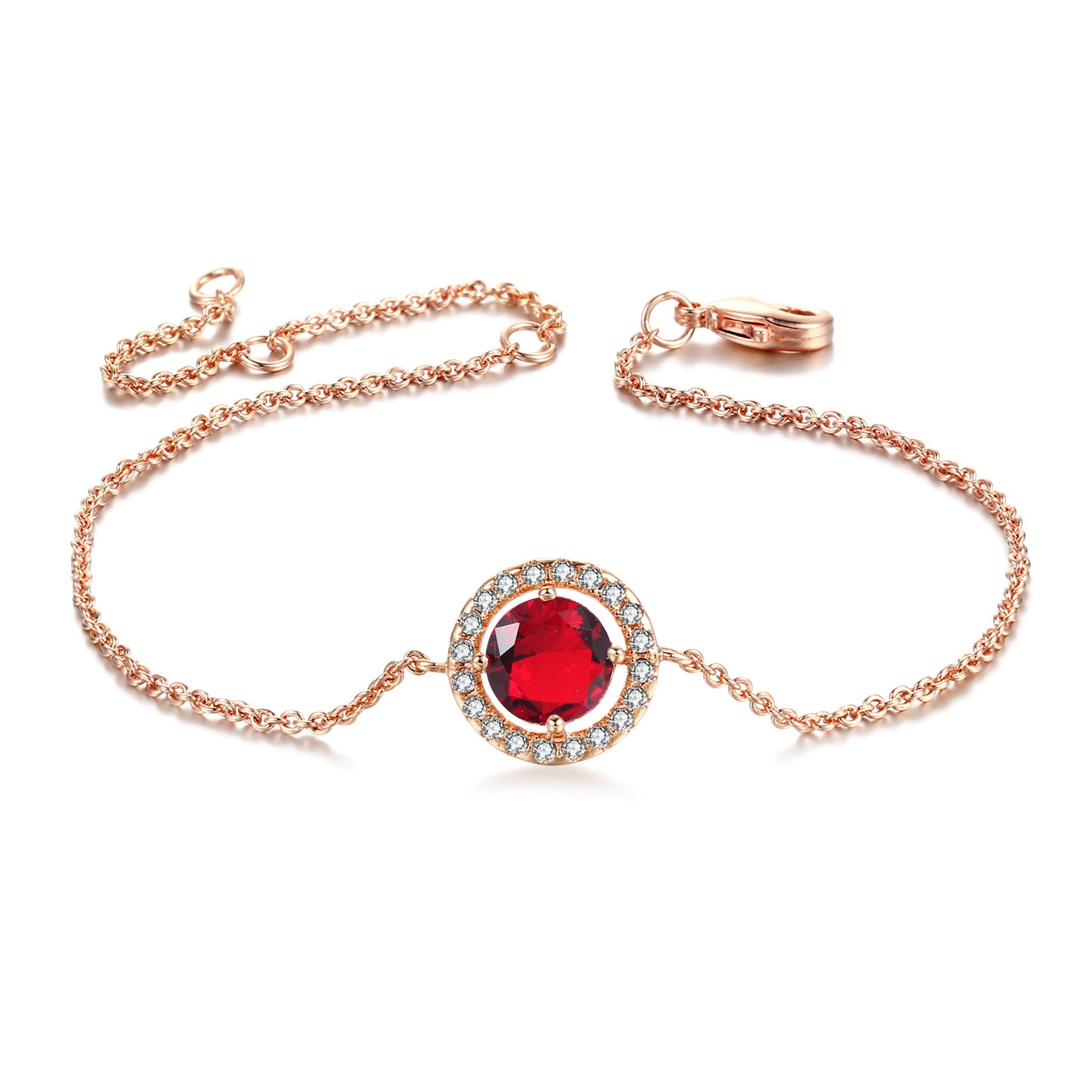 Crystal Women's Bracelet Zircon Micro-inlaid White Gold Plated Jewelry